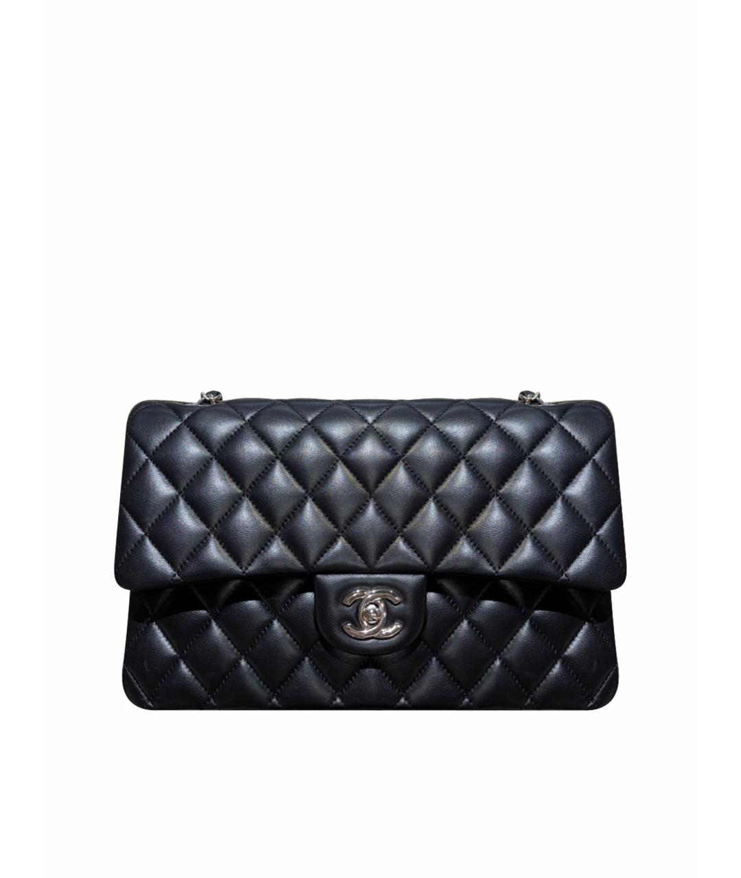 CHANEL Черная кожаная сумка через плечо, фото 1