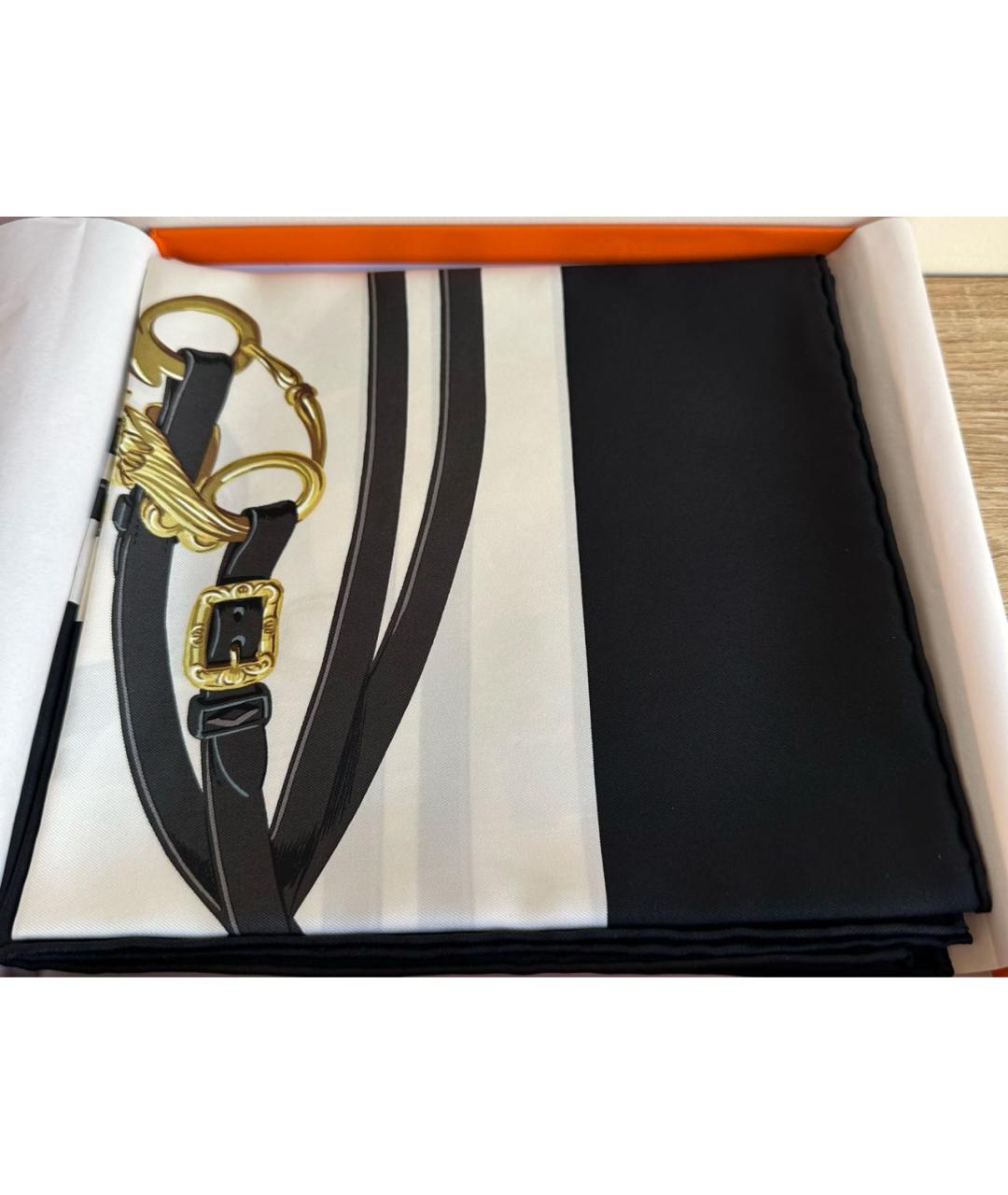 HERMES Мульти шелковый платок, фото 5