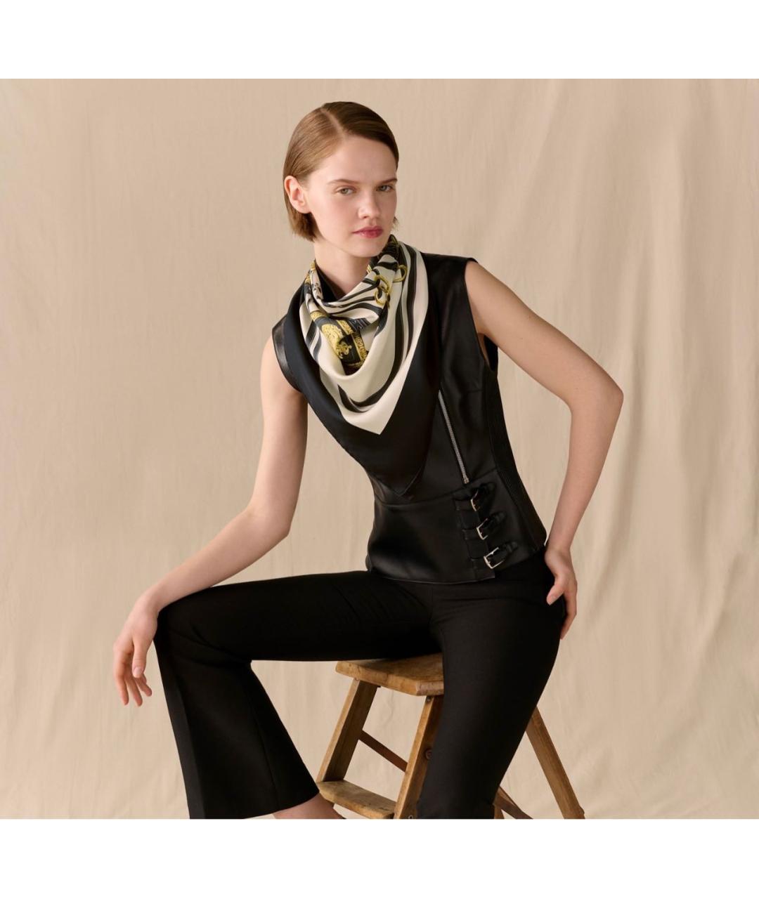 HERMES Мульти шелковый платок, фото 3