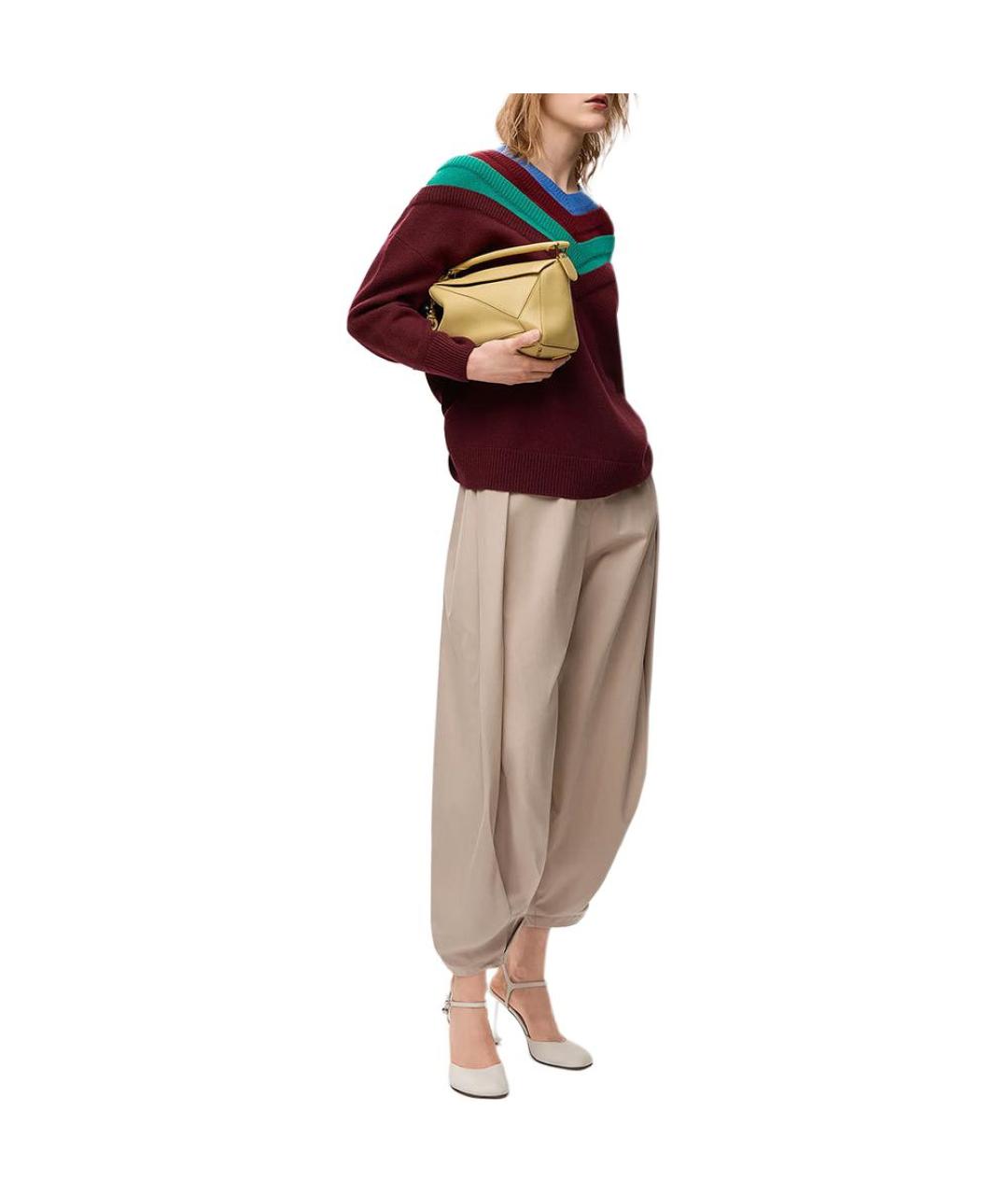 LOEWE Красный шерстяной джемпер / свитер, фото 4