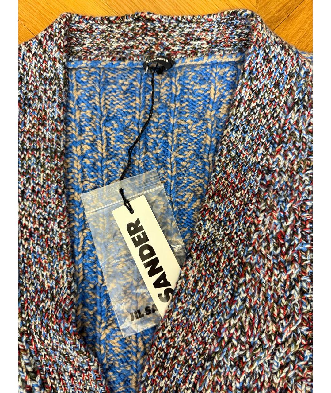 JIL SANDER Мульти шерстяной кардиган, фото 2