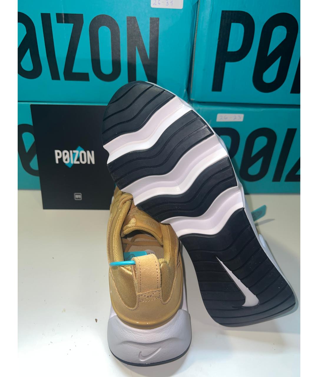 NIKE Коричневые замшевые кроссовки, фото 5