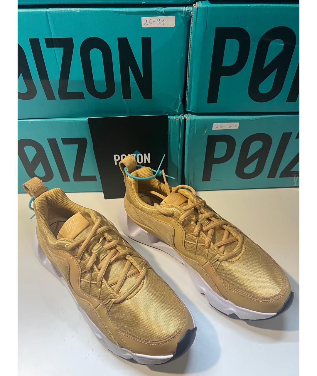 NIKE Коричневые замшевые кроссовки, фото 6