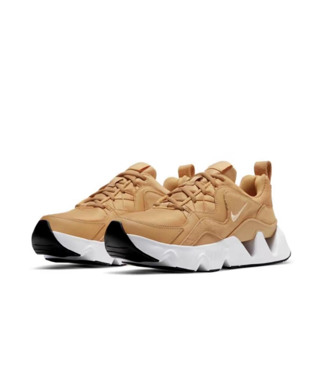 NIKE Коричневые замшевые кроссовки, фото 8