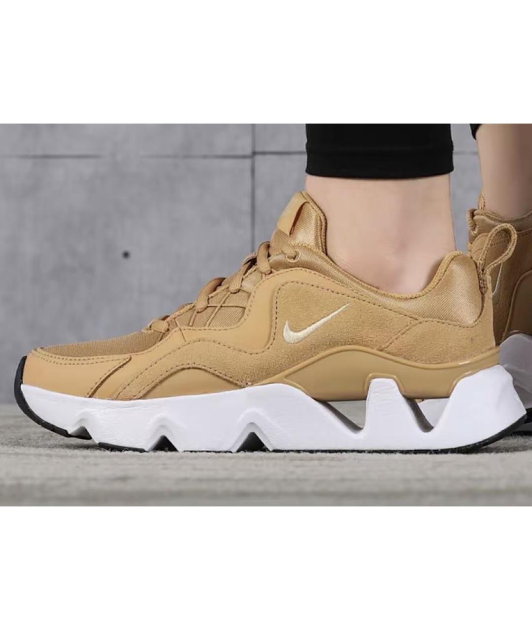 NIKE Коричневые замшевые кроссовки, фото 9