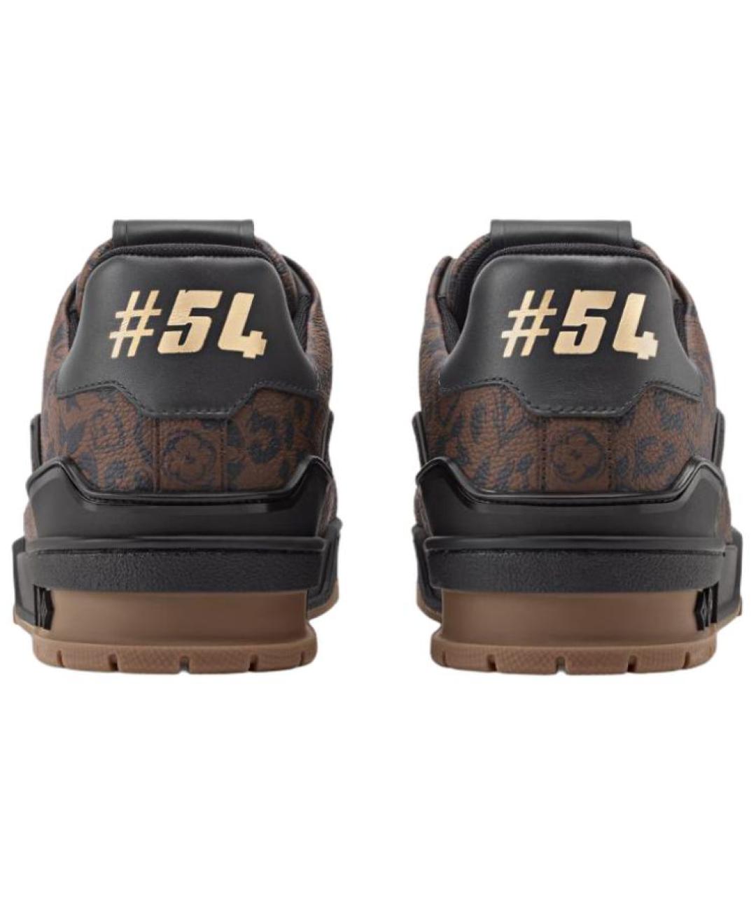 LOUIS VUITTON Коричневые кроссовки, фото 4