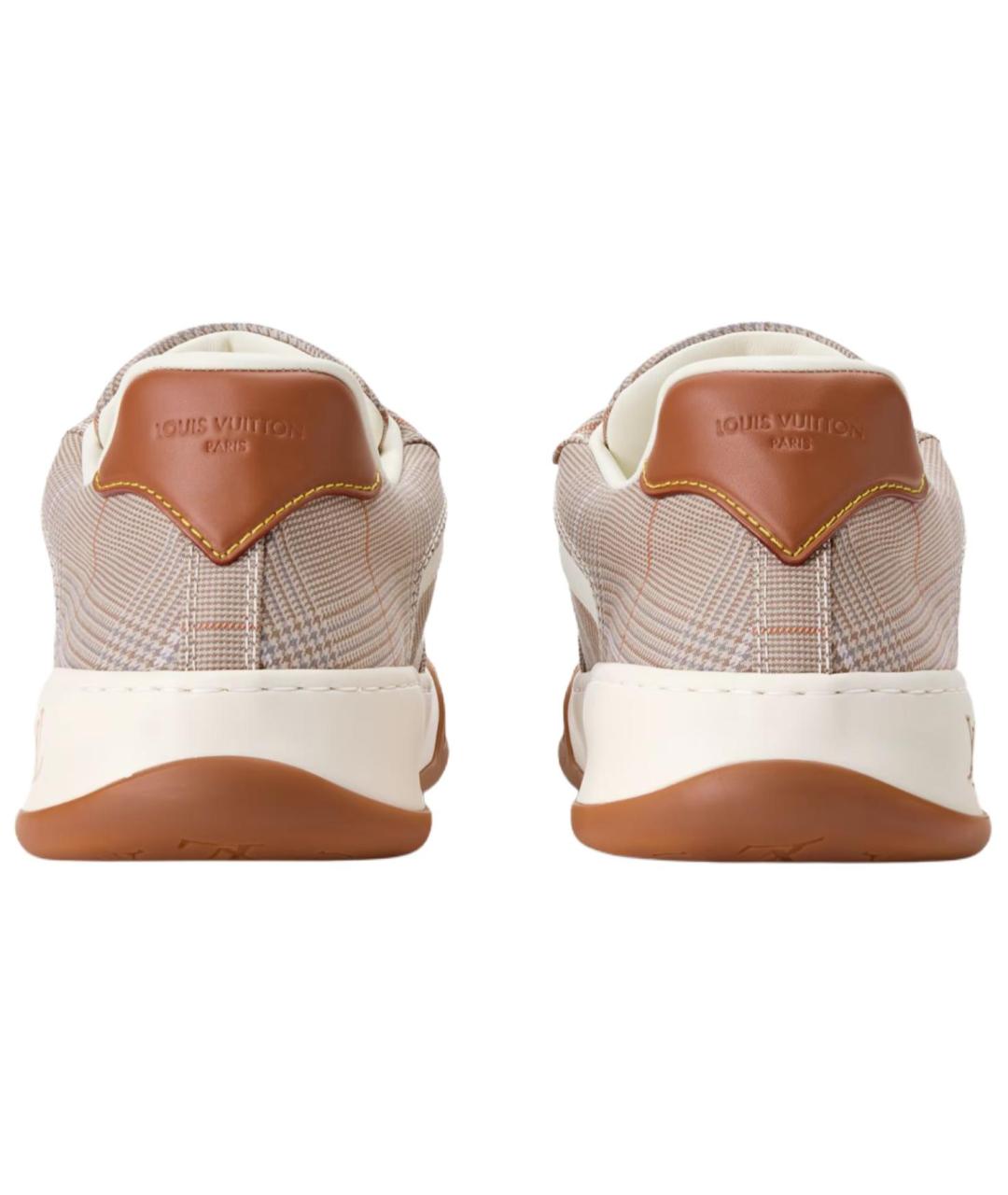 LOUIS VUITTON Коричневые низкие кроссовки / кеды, фото 5