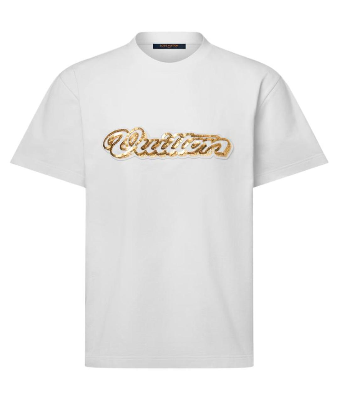 LOUIS VUITTON Белая хлопковая футболка, фото 1
