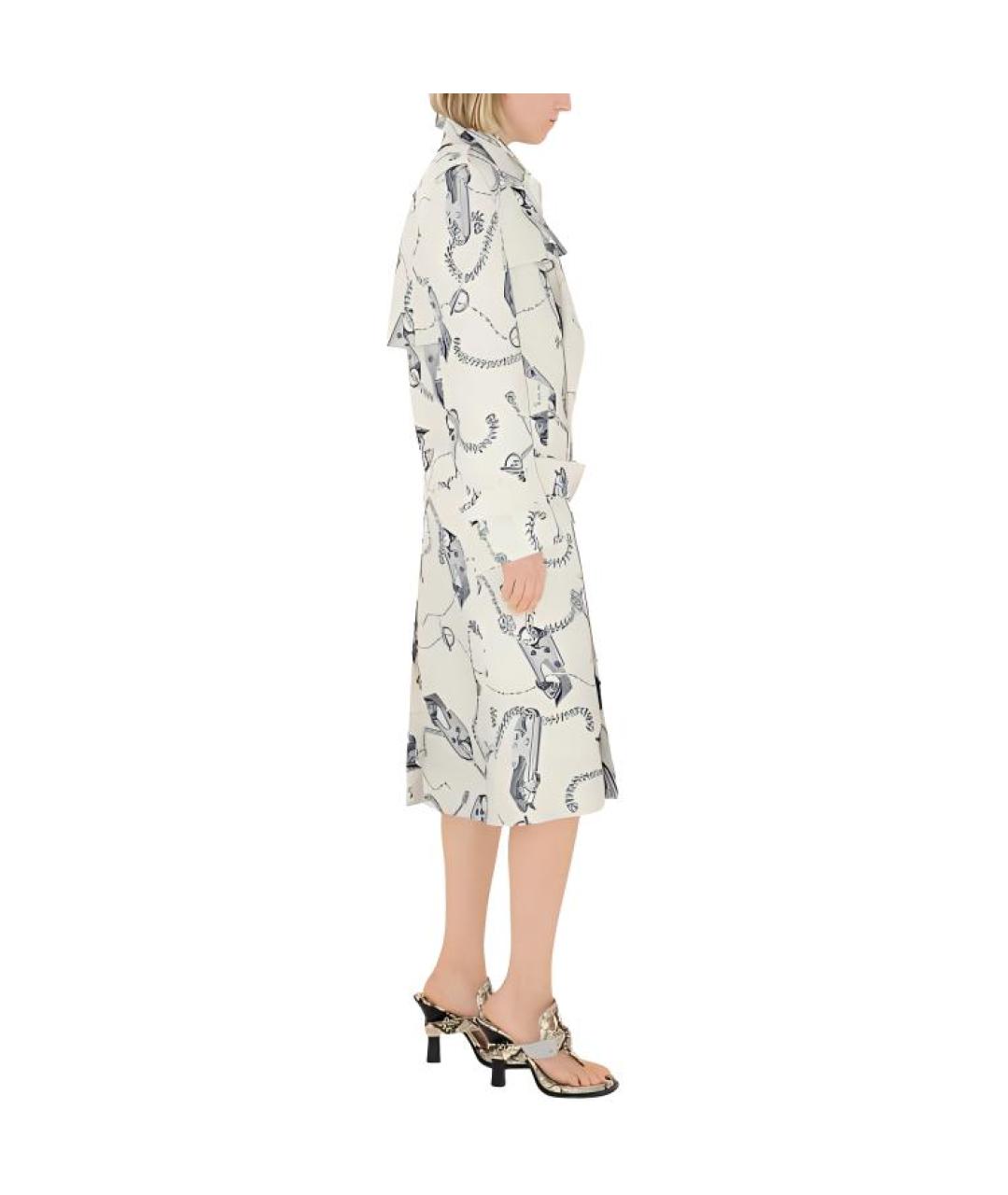 BURBERRY Белый тренч/плащ, фото 5