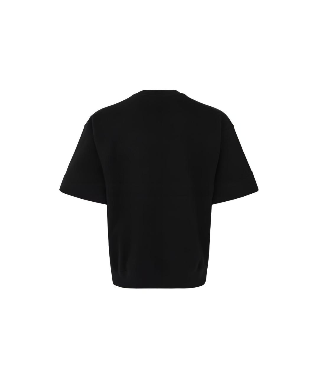 JIL SANDER Черная футболка, фото 2