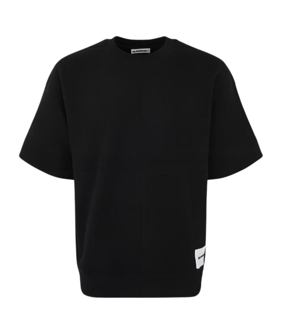 JIL SANDER Черная футболка, фото 1