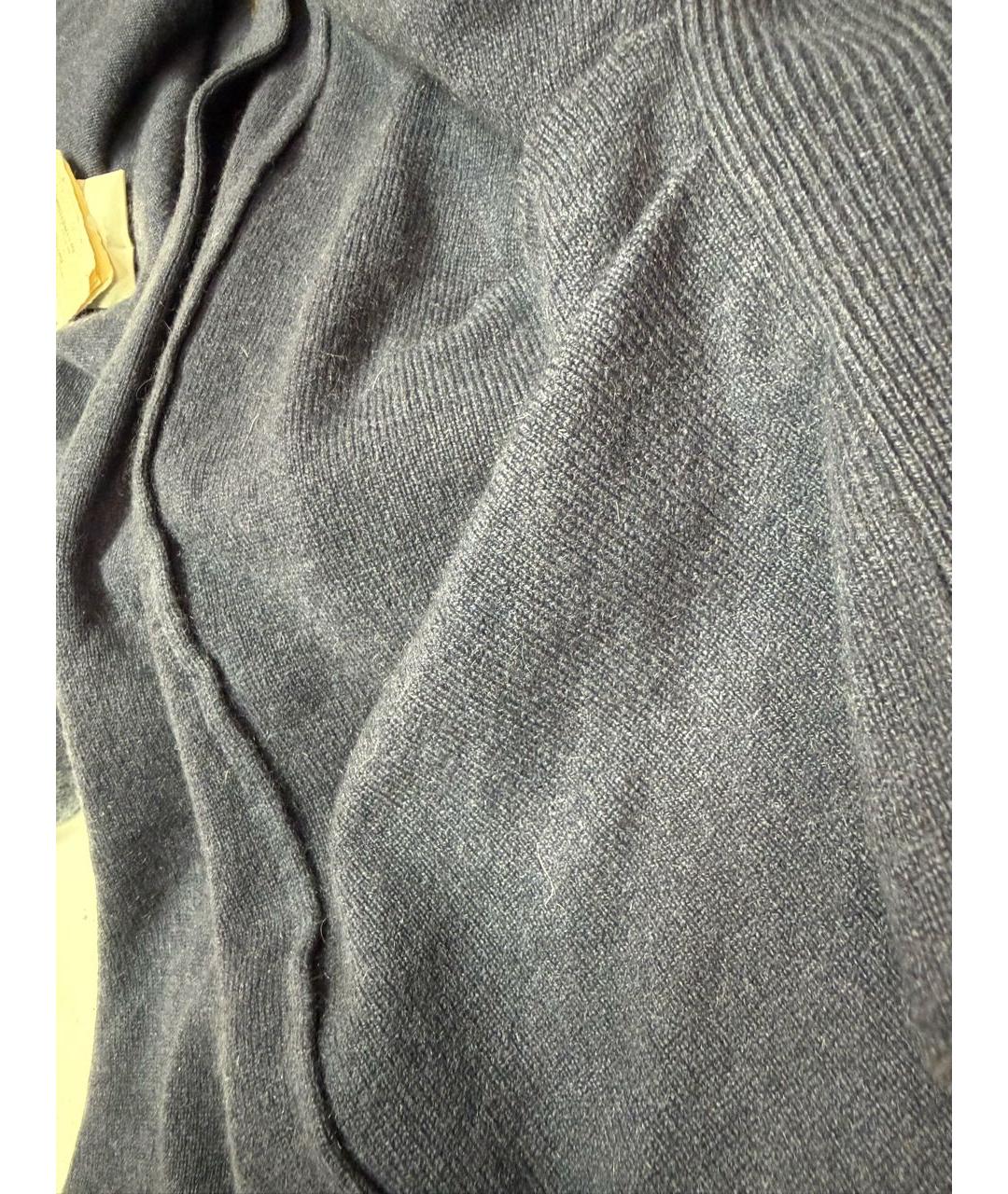 BRUNELLO CUCINELLI Синий кашемировый кардиган, фото 4