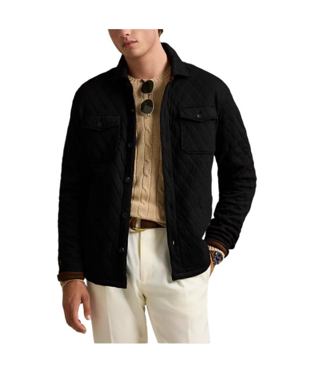 POLO RALPH LAUREN Черный пуховик, фото 3