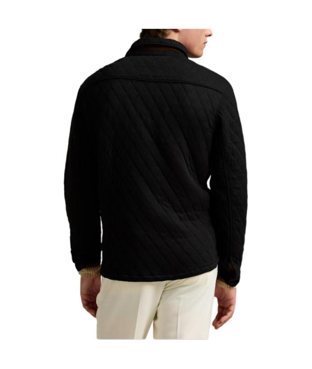 POLO RALPH LAUREN Черный пуховик, фото 4