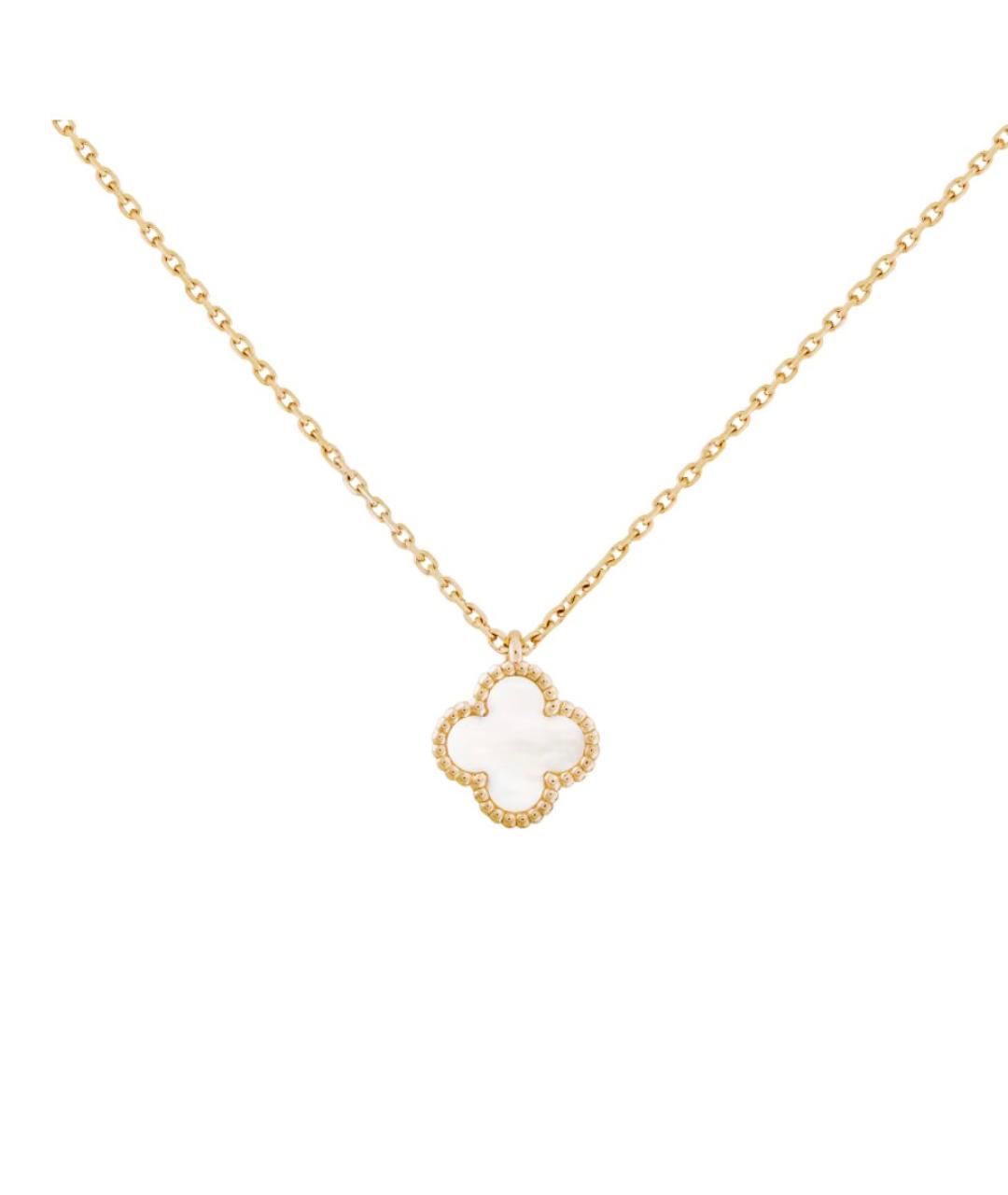 VAN CLEEF & ARPELS Белый кулон из желтого золота, фото 1