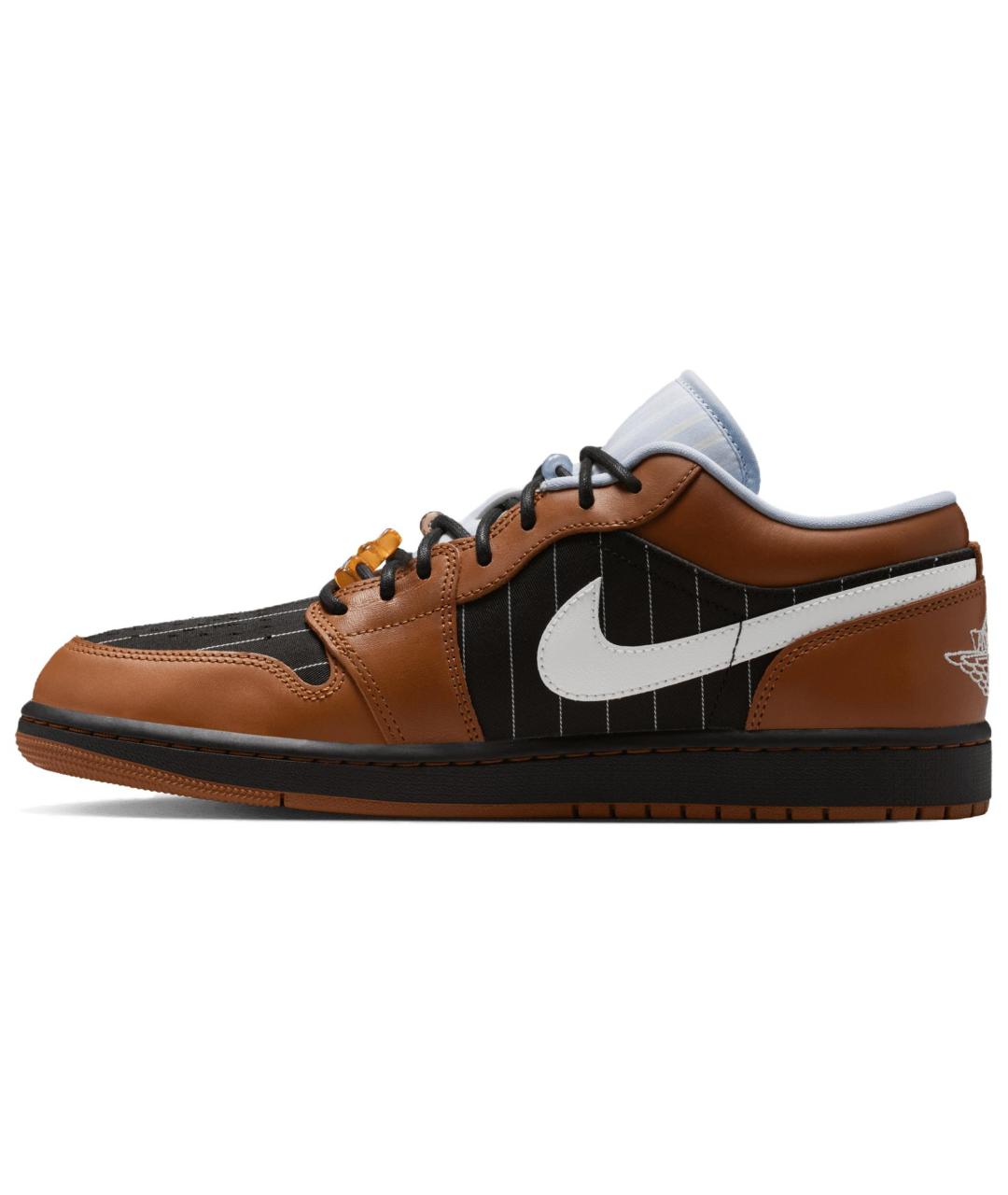 JORDAN Коричневые высокие кроссовки / кеды, фото 3