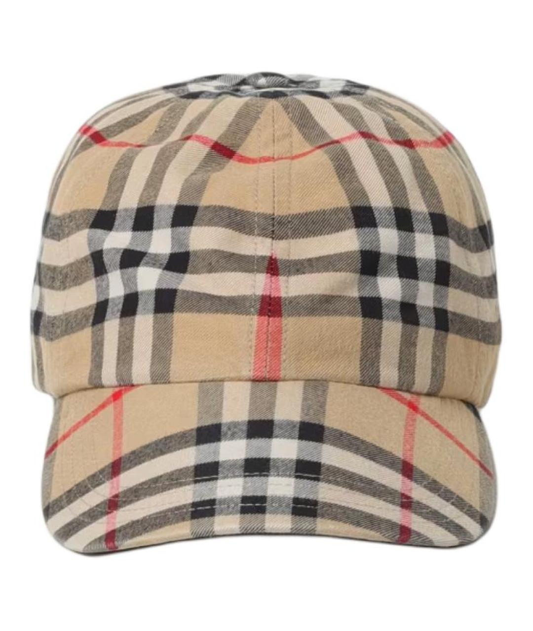 BURBERRY Мульти хлопковая кепка, фото 1
