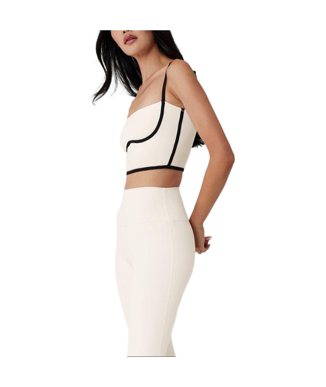 ALO YOGA Бежевая майка, фото 3