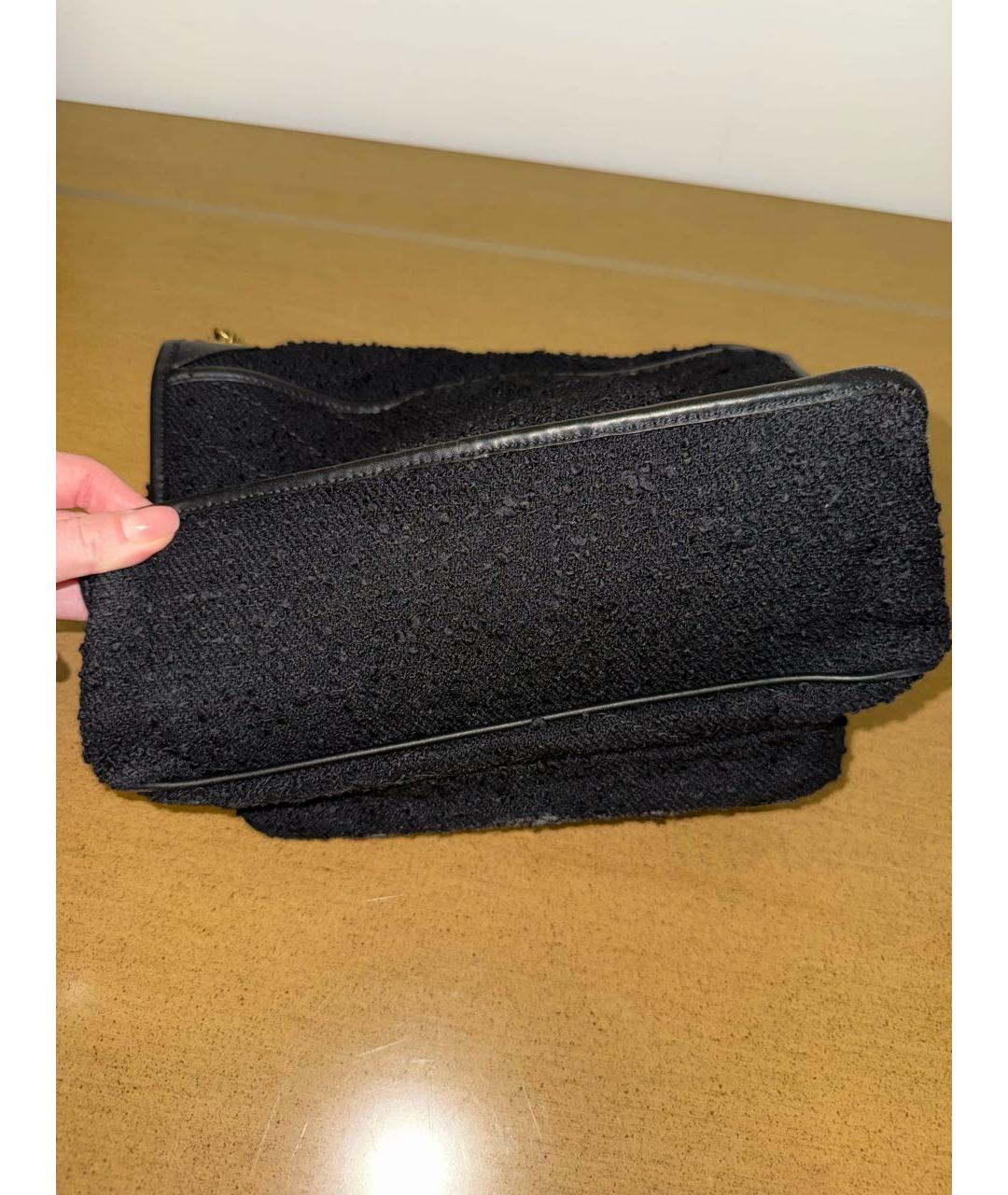 SAINT LAURENT Черная сумка тоут, фото 6