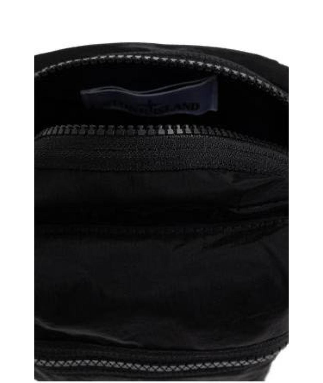 STONE ISLAND Черная барсетка, фото 6