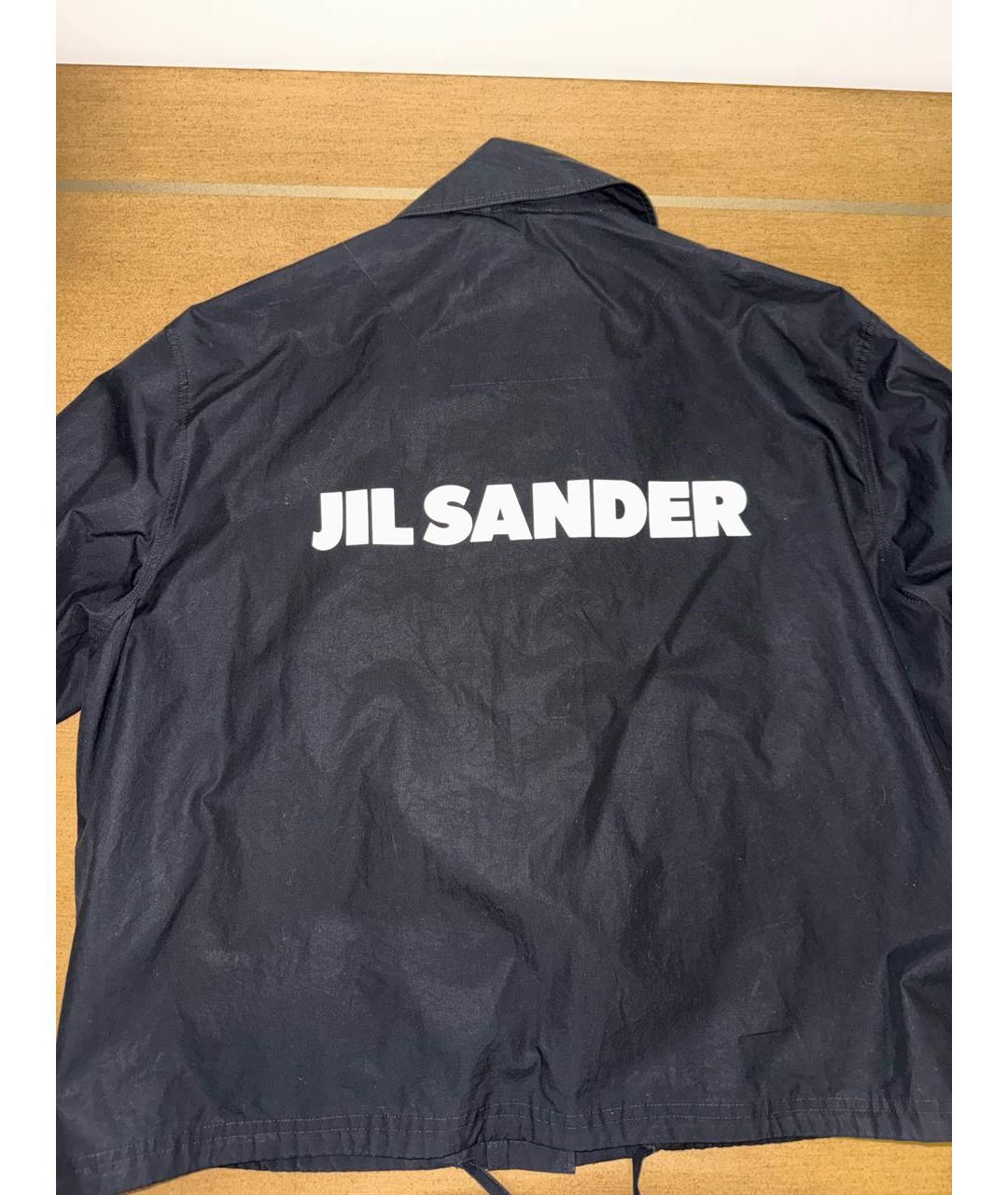 JIL SANDER Черная хлопковая куртка, фото 5