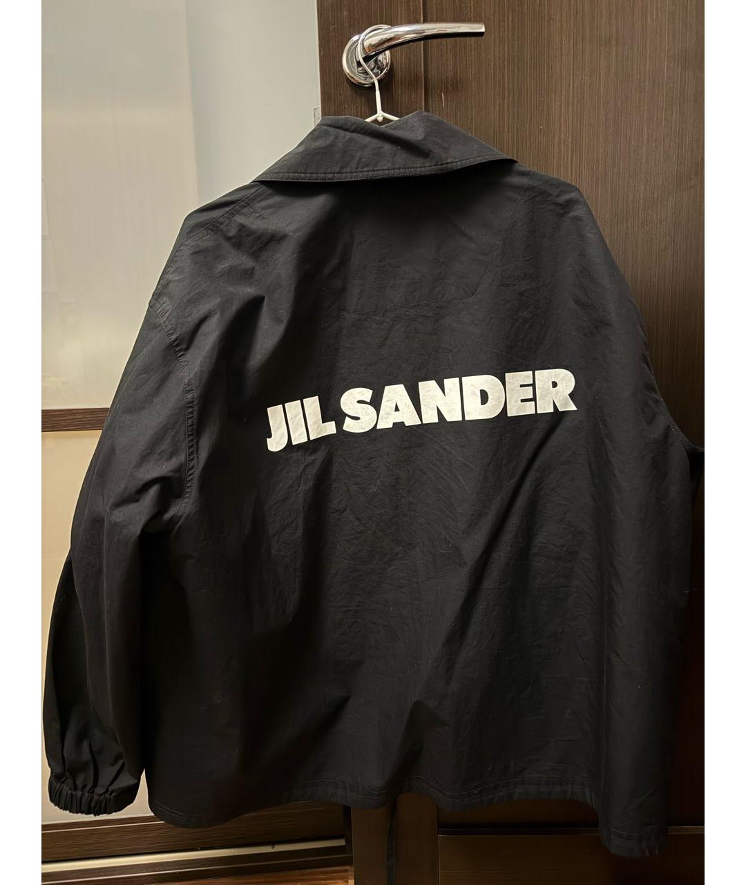 JIL SANDER Черная хлопковая куртка, фото 9
