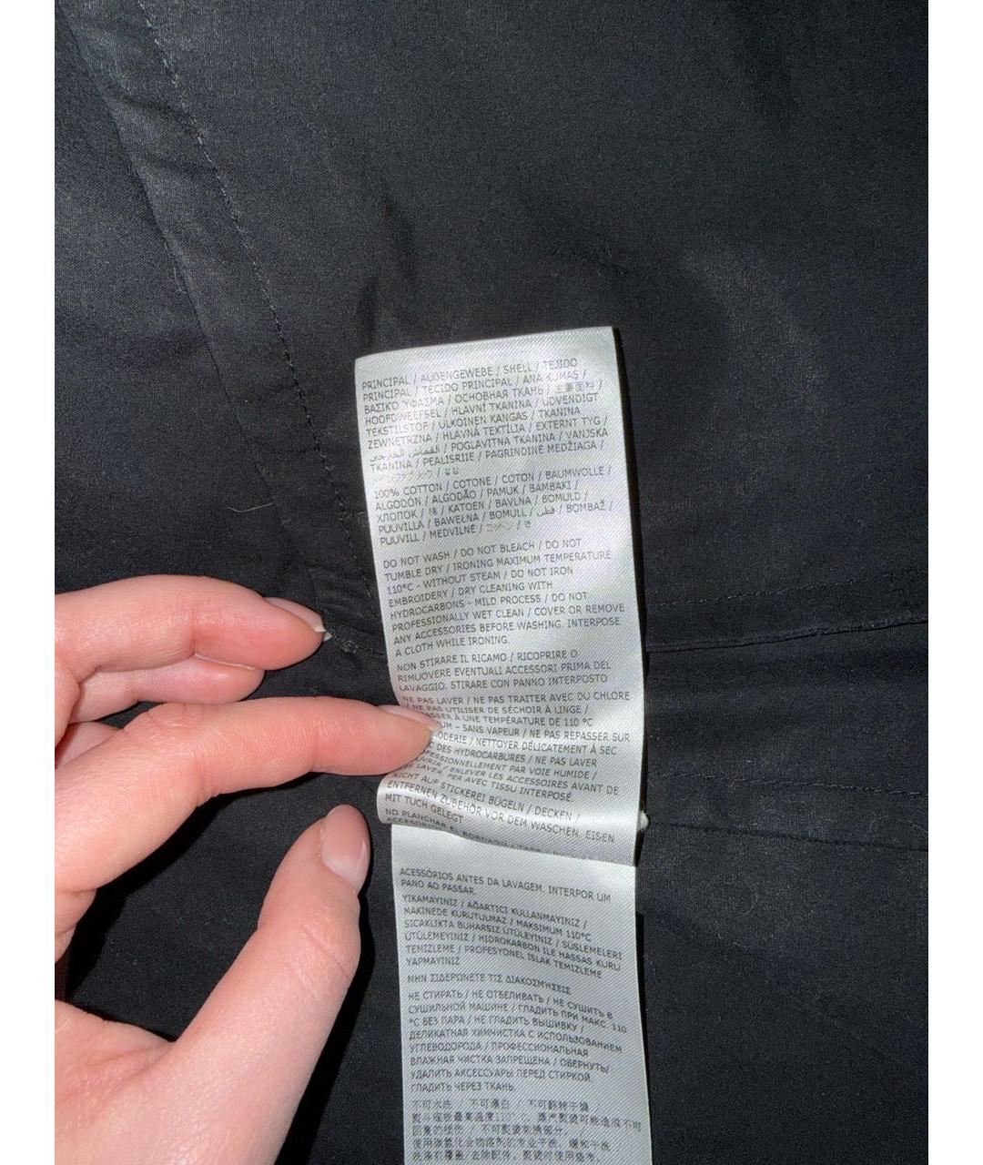 JIL SANDER Черная хлопковая куртка, фото 7