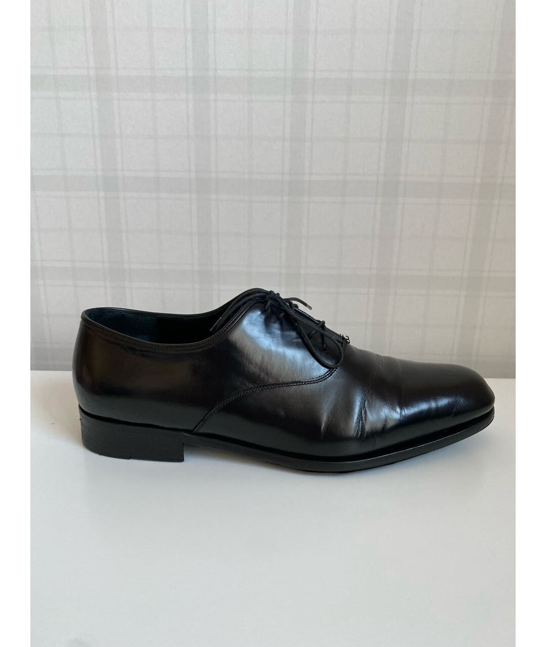 FERRAGAMO Черные кожаные туфли, фото 6