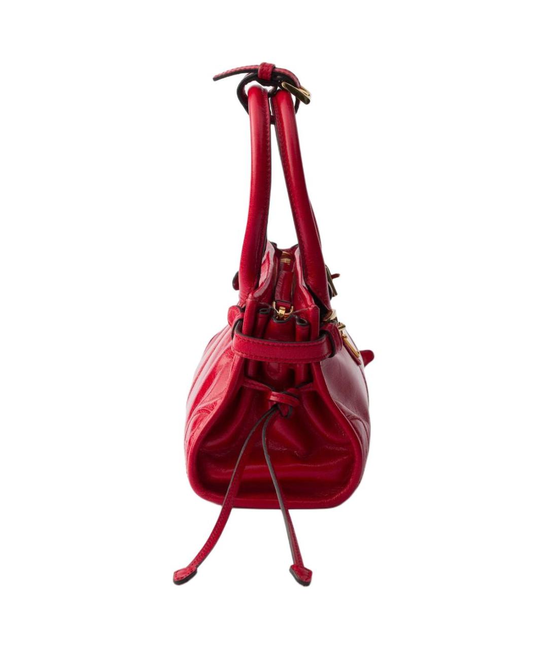 PRADA Красная кожаная сумка через плечо, фото 3