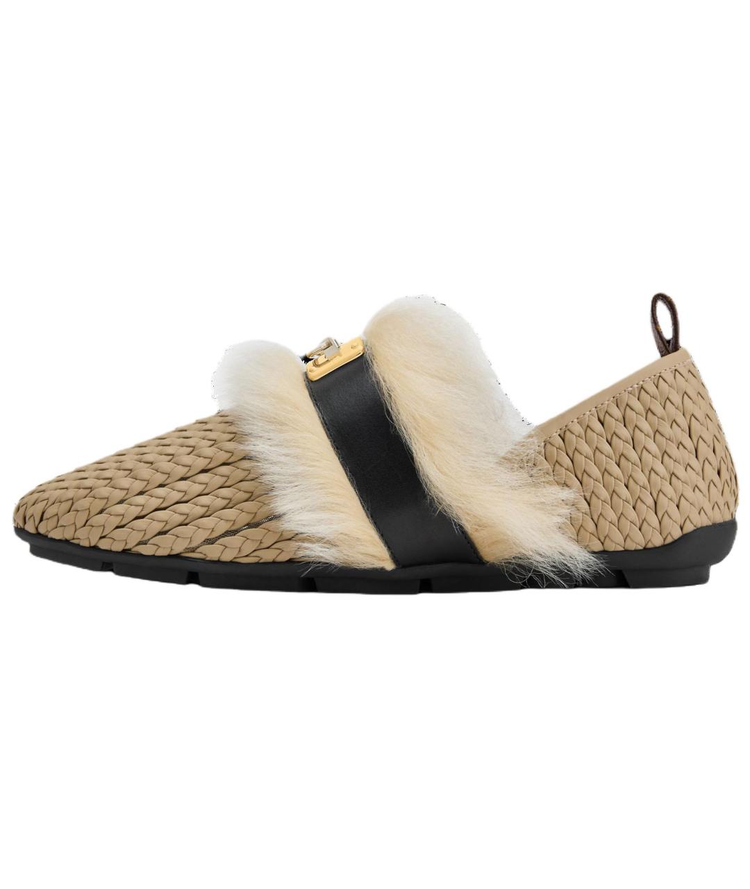 LOUIS VUITTON Бежевые кроссовки, фото 2