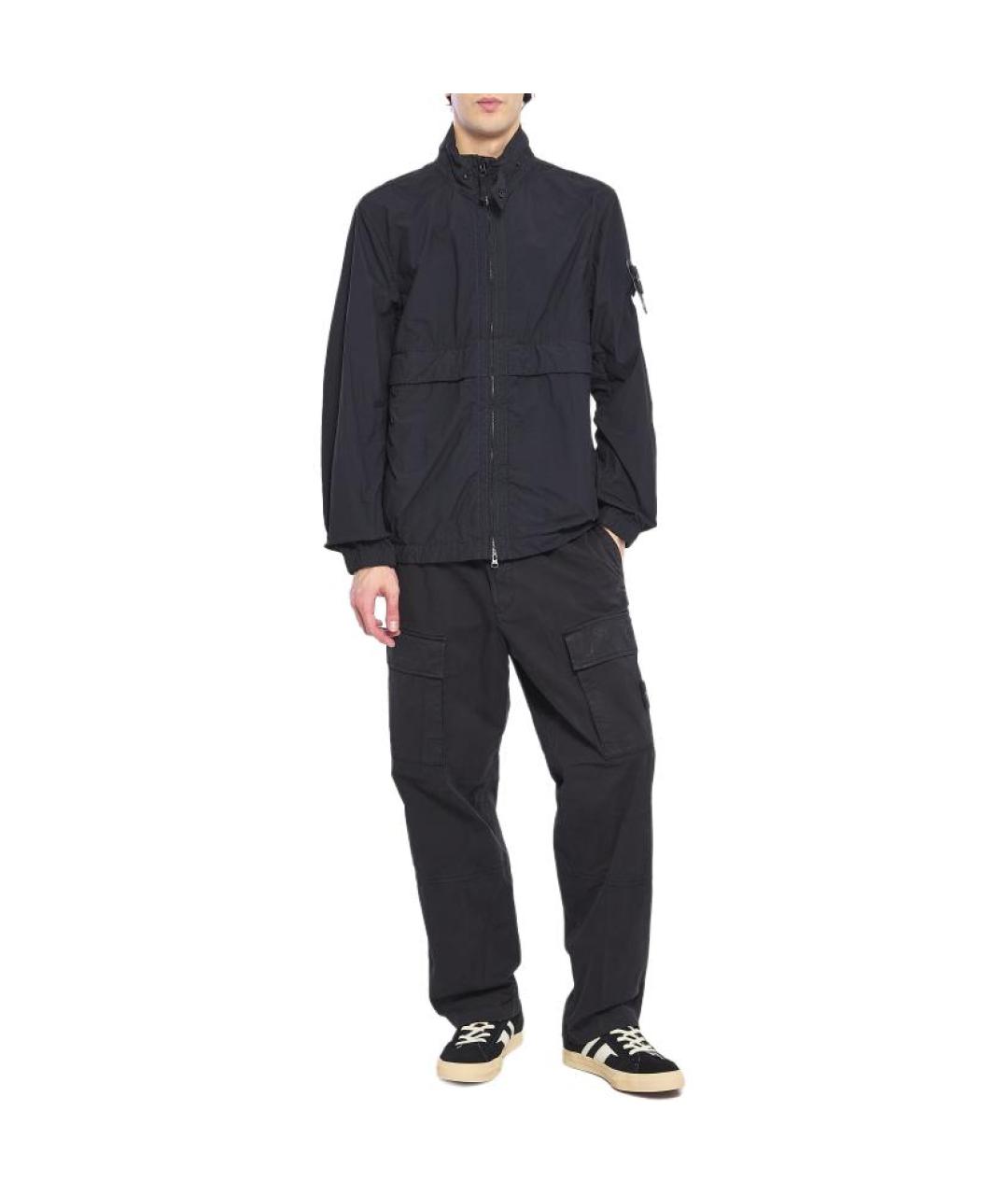 STONE ISLAND Черная куртка, фото 3