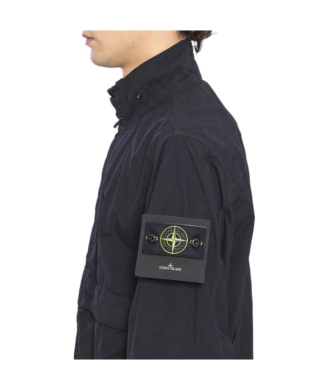 STONE ISLAND Черная куртка, фото 4