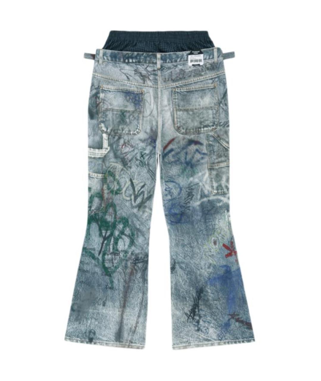 PROTOCOL INDEX Синие прямые джинсы, фото 2