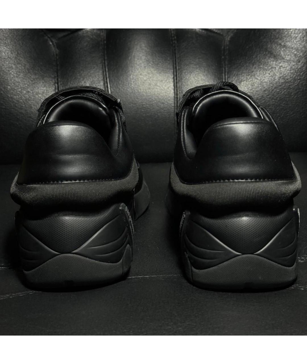 RAF SIMONS Черные текстильные кроссовки, фото 2