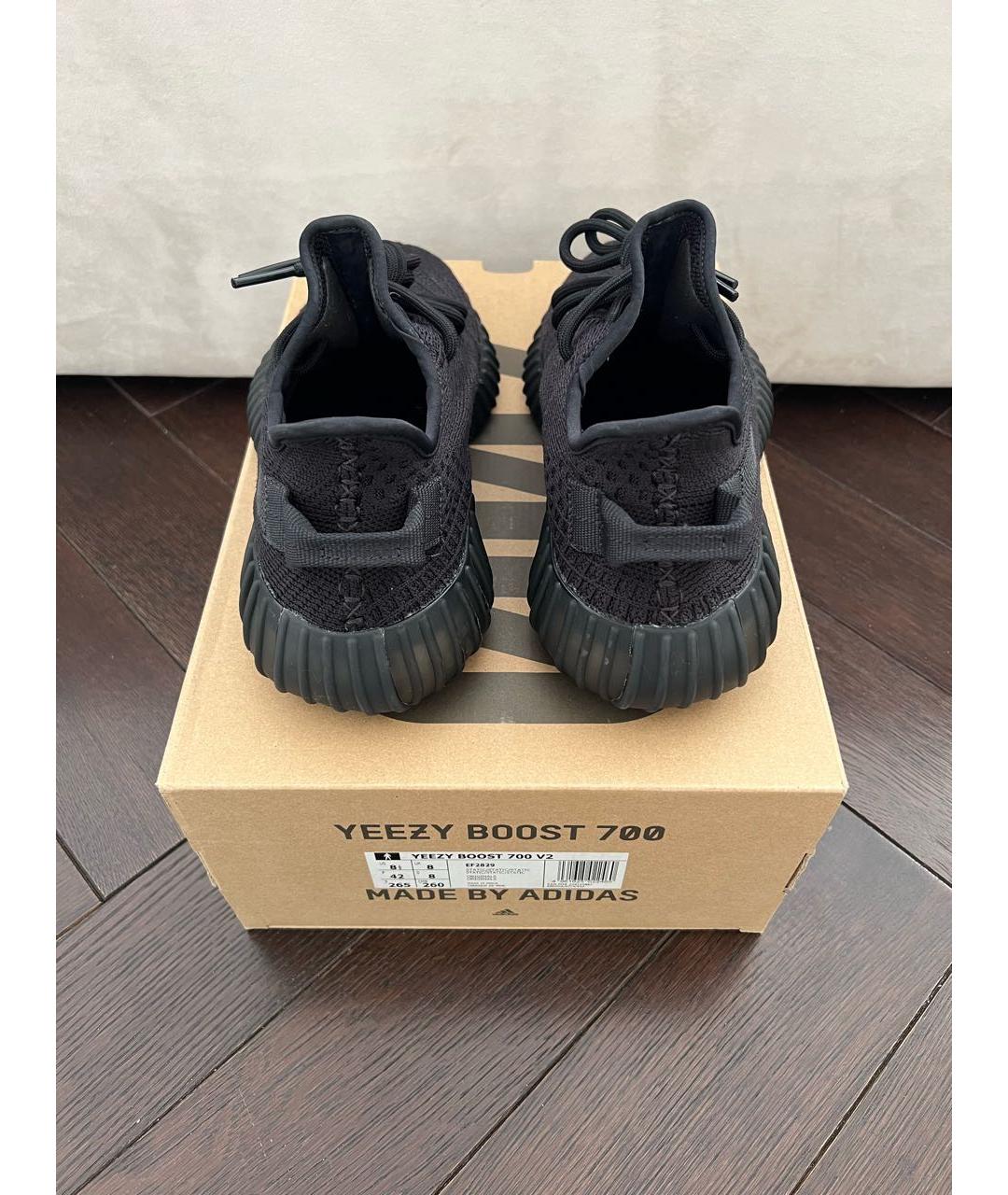 ADIDAS YEEZY Черные кроссовки, фото 2