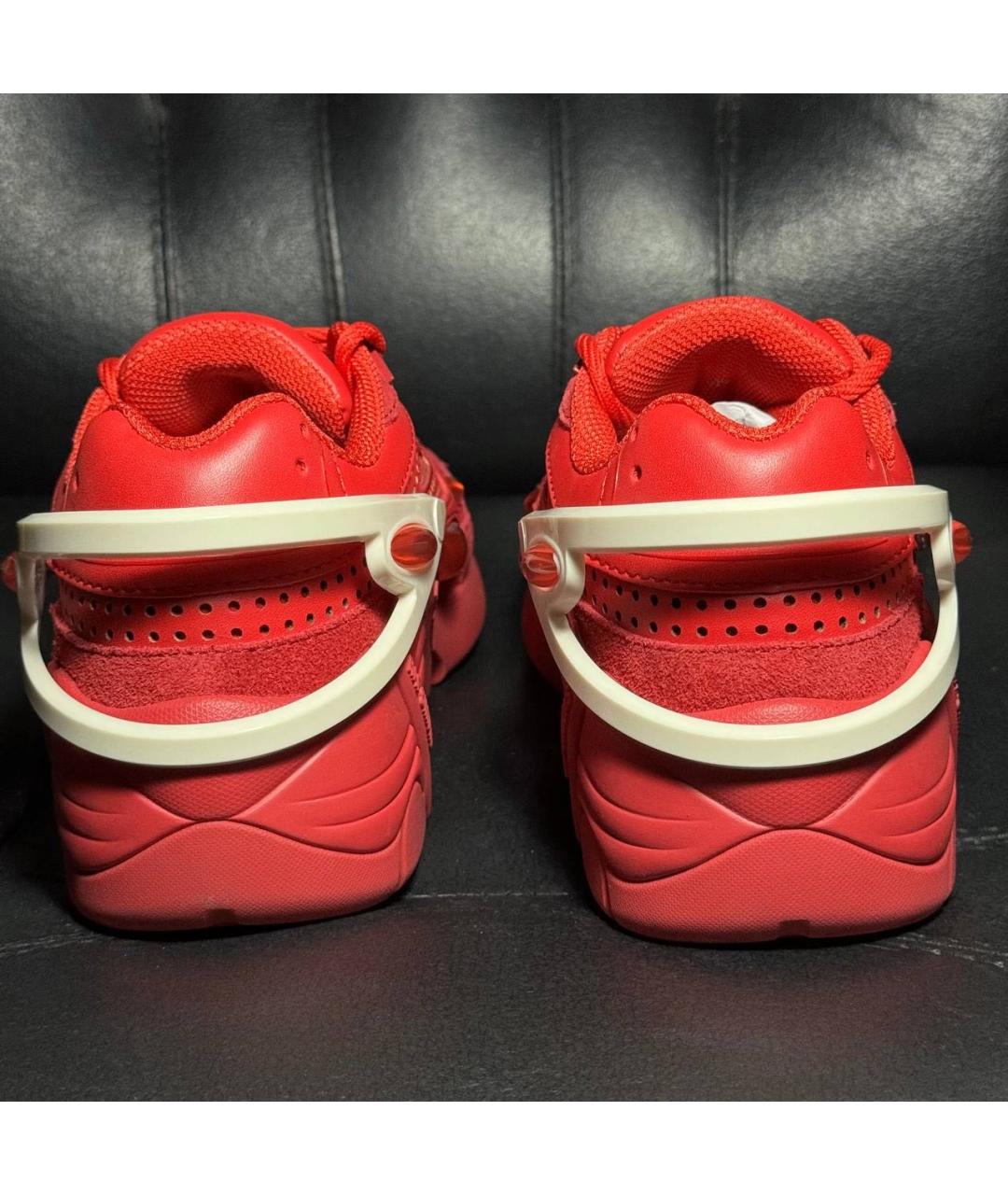 RAF SIMONS Красные текстильные кроссовки, фото 2