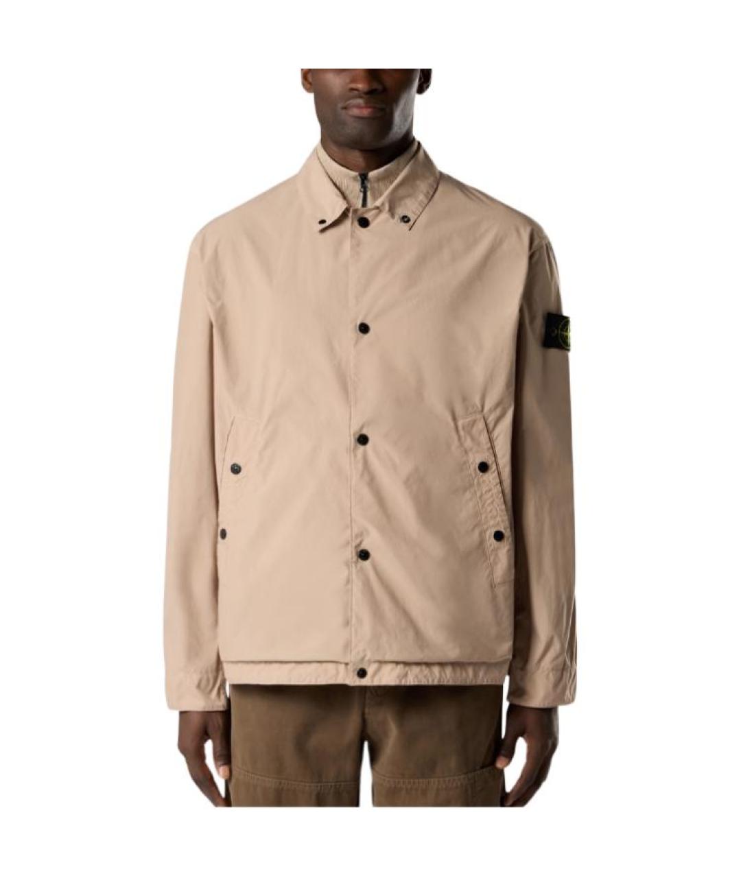STONE ISLAND Бежевая куртка, фото 5