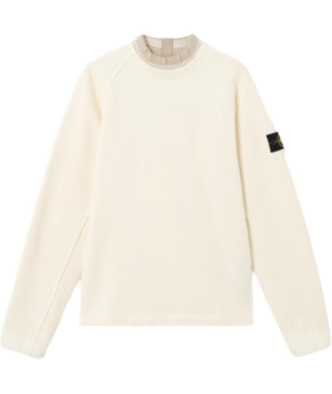 STONE ISLAND Бежевый джемпер / свитер, фото 1