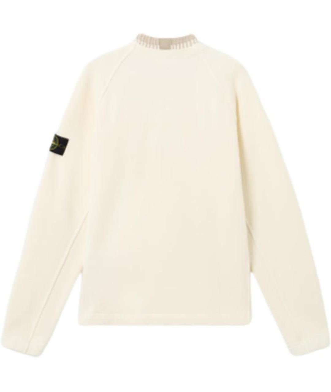 STONE ISLAND Бежевый джемпер / свитер, фото 2