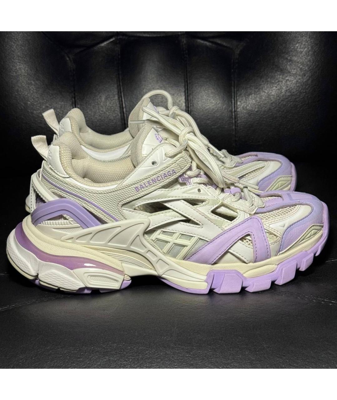 BALENCIAGA Белые текстильные кроссовки, фото 9