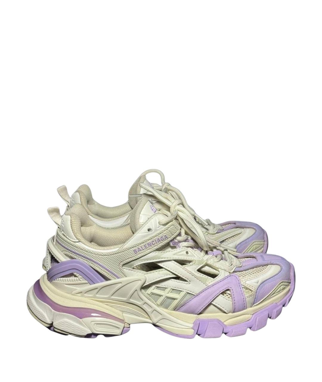 BALENCIAGA Белые текстильные кроссовки, фото 1