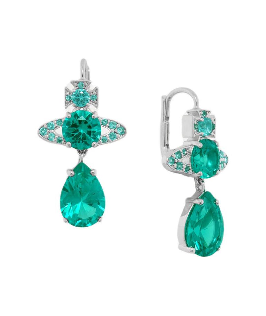 VIVIENNE WESTWOOD Серебряные латунные серьги, фото 1