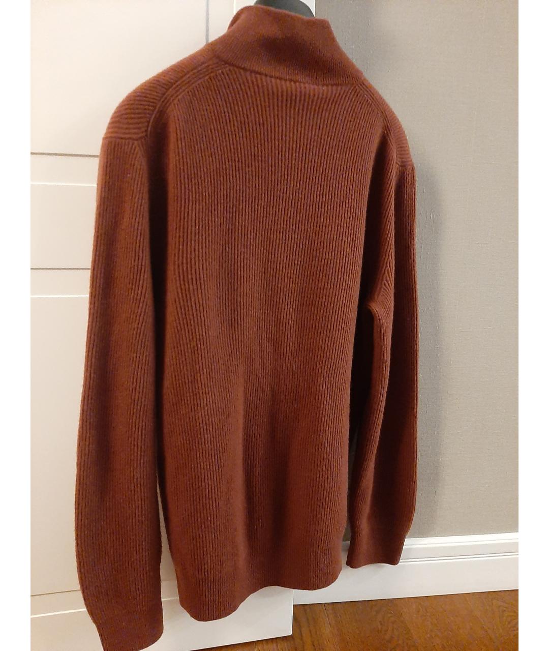 PIACENZA CASHMERE Коричневый кашемировый джемпер / свитер, фото 2