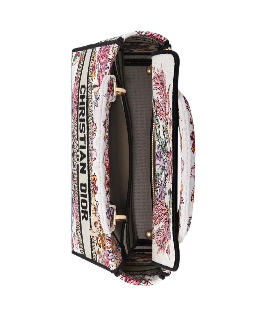 CHRISTIAN DIOR Мульти хлопковая сумка с короткими ручками, фото 5