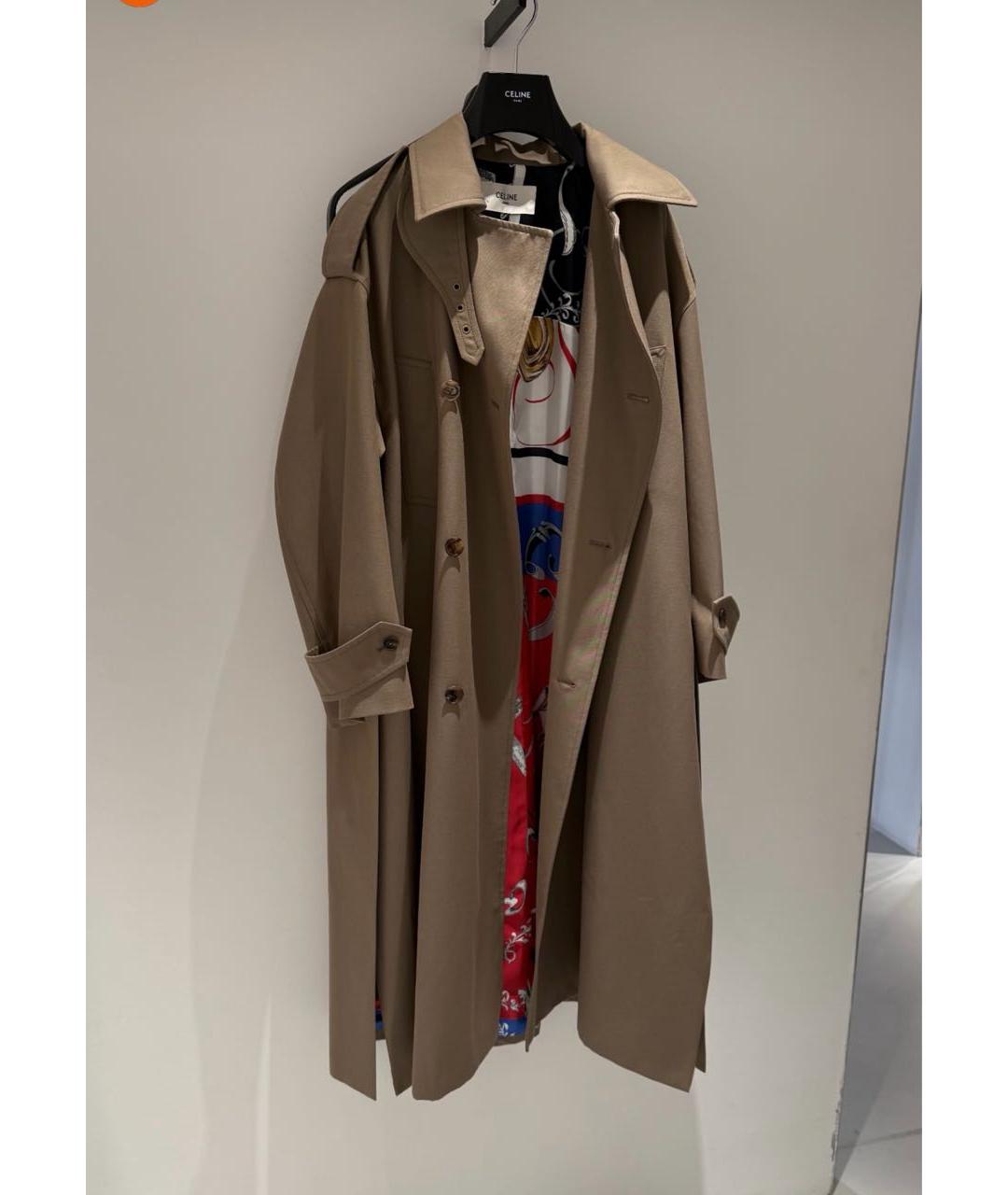 CELINE Бежевый тренч/плащ, фото 8