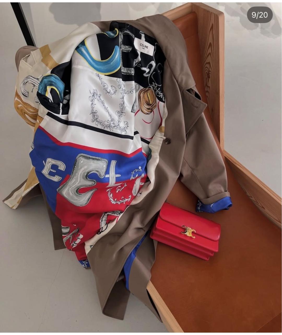 CELINE Бежевый тренч/плащ, фото 5