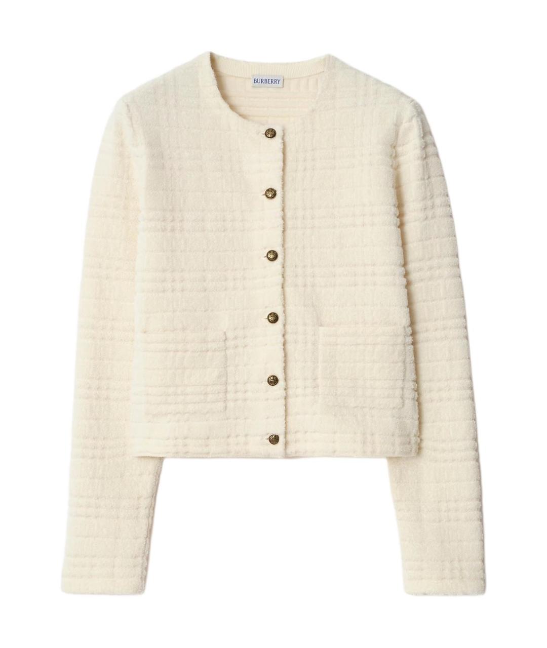 BURBERRY Бежевый жакет/пиджак, фото 1