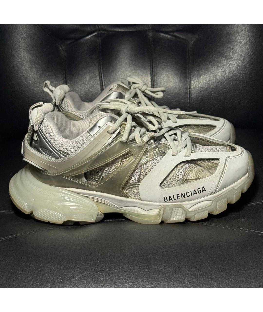 BALENCIAGA Серые текстильные кроссовки, фото 9