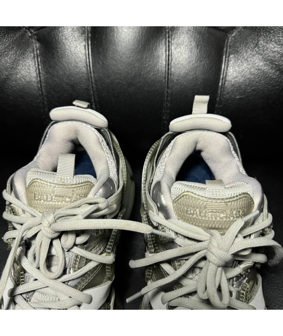 BALENCIAGA Серые текстильные кроссовки, фото 8