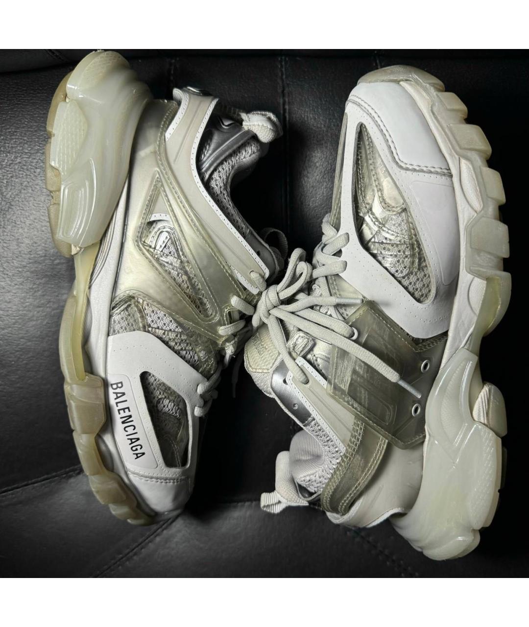 BALENCIAGA Серые текстильные кроссовки, фото 4